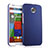 Hard Rigid Plastic Matte Finish Snap On Case for Motorola Moto X (2nd Gen) Blue