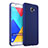 Hard Rigid Plastic Matte Finish Snap On Case for Samsung Galaxy A9 (2016) A9000 Blue