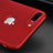 Hard Rigid Plastic Matte Finish Snap On Case M11 for Apple iPhone 8 Plus Red