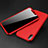 Hard Rigid Plastic Matte Finish Snap On Case S02 for Apple iPhone X Red