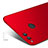 Hard Rigid Plastic Matte Finish Snap On Case with Finger Ring Stand A01 for Huawei Honor 7X Red