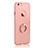 Hard Rigid Plastic Matte Finish Snap On Case with Finger Ring Stand A02 for Apple iPhone 6S Pink