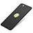 Hard Rigid Plastic Matte Finish Snap On Case with Finger Ring Stand A02 for Xiaomi Mi 5 Black