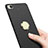 Hard Rigid Plastic Matte Finish Snap On Case with Finger Ring Stand A02 for Xiaomi Mi 5S Black