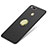 Hard Rigid Plastic Matte Finish Snap On Case with Finger Ring Stand A02 for Xiaomi Mi 5X Black