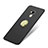 Hard Rigid Plastic Matte Finish Snap On Case with Finger Ring Stand A04 for Huawei GR5 Mini Black