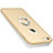 Hard Rigid Plastic Matte Finish Snap On Case with Finger Ring Stand for Apple iPhone 6S Gold