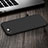 Hard Rigid Plastic Matte Finish Snap On Case with Finger Ring Stand for Apple iPhone 7 Black