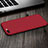 Hard Rigid Plastic Matte Finish Snap On Case with Finger Ring Stand for Apple iPhone 8 Plus Red