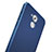 Hard Rigid Plastic Matte Finish Snap On Case with Finger Ring Stand for Huawei Honor 6C Blue