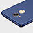 Hard Rigid Plastic Matte Finish Snap On Case with Finger Ring Stand for Huawei Honor 6C Pro Blue