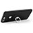 Hard Rigid Plastic Matte Finish Snap On Case with Finger Ring Stand for Huawei Honor 8 Black