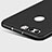 Hard Rigid Plastic Matte Finish Snap On Case with Finger Ring Stand for Huawei Honor 8 Black