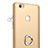 Hard Rigid Plastic Matte Finish Snap On Case with Finger Ring Stand for Huawei Honor Note 8 Gold