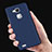 Hard Rigid Plastic Matte Finish Snap On Case with Finger Ring Stand for Huawei Mate 7 Blue