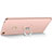 Hard Rigid Plastic Matte Finish Snap On Case with Finger Ring Stand for Xiaomi Mi Max 2 Rose Gold