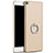 Hard Rigid Plastic Matte Finish Snap On Case with Finger Ring Stand for Xiaomi Mi Note Gold