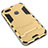 Hard Rigid Plastic Matte Finish Snap On Case with Stand for Huawei Enjoy 7 Gold