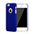 Hard Rigid Plastic Matte Finish Snap On Cover for Apple iPhone SE Blue