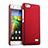 Hard Rigid Plastic Matte Finish Snap On Cover for Huawei Honor 4C Red