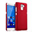 Hard Rigid Plastic Matte Finish Snap On Cover for Huawei Honor 7 Dual SIM Red