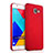 Hard Rigid Plastic Matte Finish Snap On Cover for Samsung Galaxy A5 (2016) SM-A510F Red