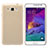 Hard Rigid Plastic Matte Finish Snap On Cover for Samsung Galaxy Grand Max SM-G720 Gold