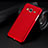 Hard Rigid Plastic Matte Finish Snap On Cover for Samsung Galaxy J3 Red