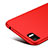 Hard Rigid Plastic Matte Finish Snap On Cover for Xiaomi Mi 3 Red