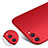 Hard Rigid Plastic Matte Finish Snap On Cover M02 for Huawei Honor V10 Red