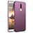 Hard Rigid Plastic Matte Finish Snap On Cover M02 for Huawei Maimang 6 Purple