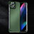 Hard Rigid Plastic Matte Finish Twill Snap On Case Cover for Oppo Find X3 5G Green