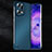 Hard Rigid Plastic Matte Finish Twill Snap On Case Cover T01 for Oppo Find X5 Pro 5G Blue