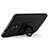 Hard Rigid Plastic Quicksand Cover with Finger Ring Stand for Motorola Moto G5S Black