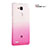 Hard Rigid Transparent Gradient Cover for Huawei Mate 7 Pink