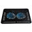 Laptop Stand Notebook Holder Cooling Pad USB Fans 9 inch to 14 inch Universal S01 for Apple MacBook Pro 13 inch Black