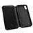 Leather Case Flip Cover for Apple iPhone X Black