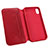 Leather Case Flip Cover for Apple iPhone Xs Max Red