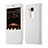 Leather Case Flip Cover for Huawei G8 White