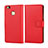 Leather Case Flip Cover for Huawei P9 Lite Red