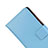 Leather Case Flip Cover for Huawei P9 Lite Sky Blue