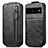 Leather Case Flip Cover Vertical for Google Pixel 7a 5G Black
