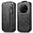 Leather Case Flip Cover Vertical for Huawei Mate 50 Pro Black