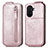 Leather Case Flip Cover Vertical for Huawei Nova Y71 Rose Gold