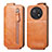 Leather Case Flip Cover Vertical for Huawei Nova Y91 Brown