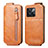 Leather Case Flip Cover Vertical for OnePlus 10T 5G Brown