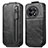 Leather Case Flip Cover Vertical for OnePlus Ace 2 5G Black