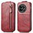 Leather Case Flip Cover Vertical for OnePlus Ace 2 5G Red