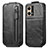 Leather Case Flip Cover Vertical for Oppo F21 Pro 4G Black