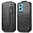 Leather Case Flip Cover Vertical for Oppo K10 4G Black